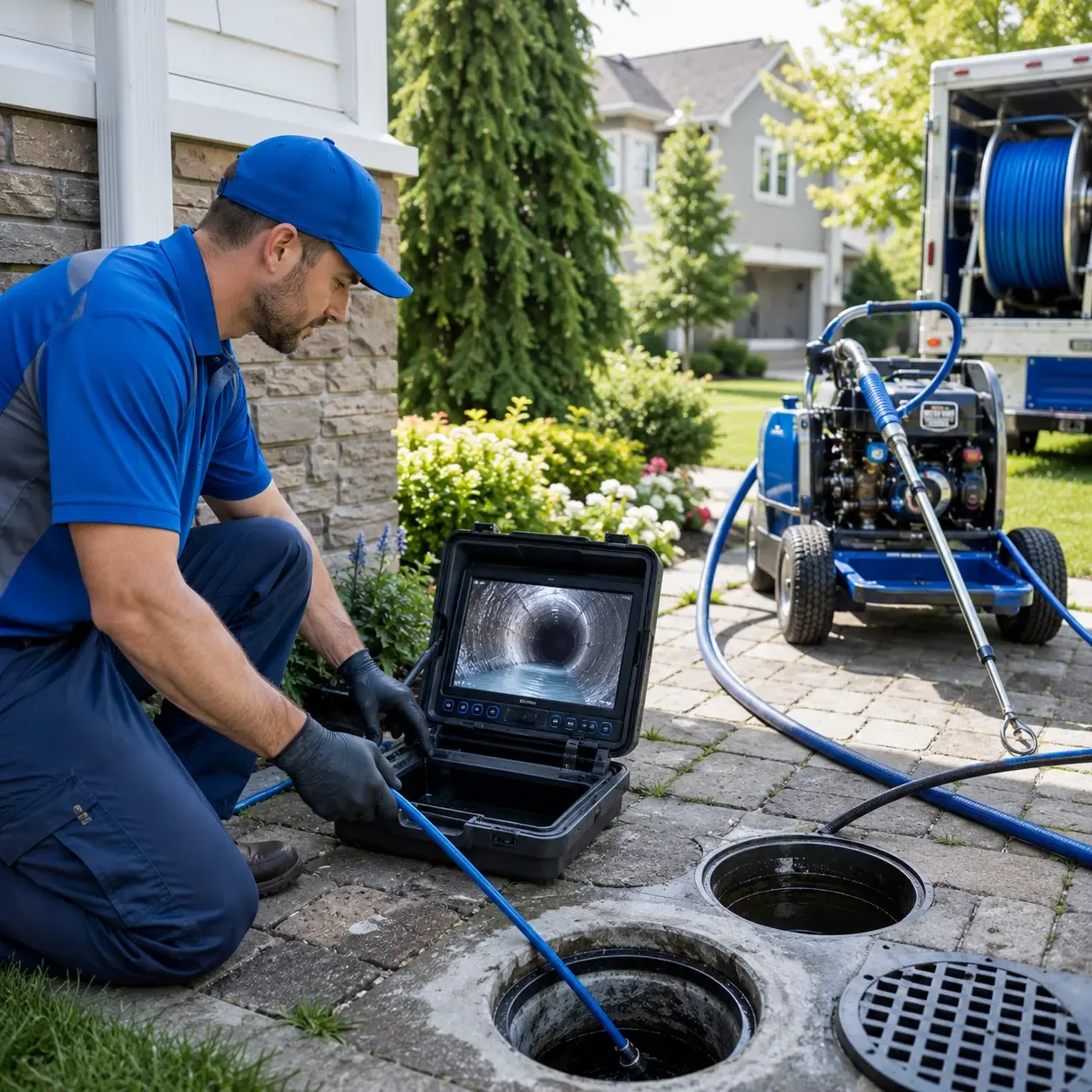 Outdoor drain cleaning professionals serving Greensboro, MD